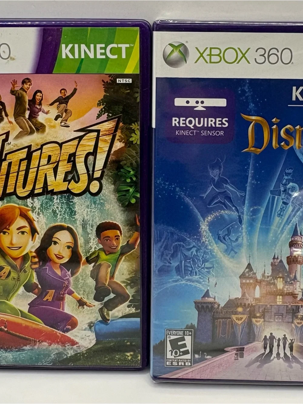 Lot Of 2- Disneyland Adventures & Kinect Adventures Xbox 360